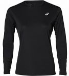 Asics Silver Long Sleeve Top Performance Black